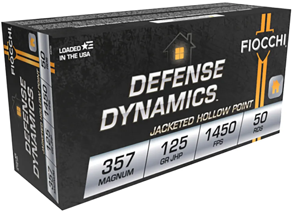 FIO 357 125GR DEFENSE JHP 50RD 20BX/CS
