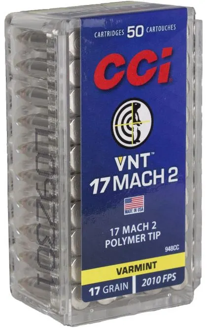 CCI 17M2 17GR VNT 50RD 100BX/CS