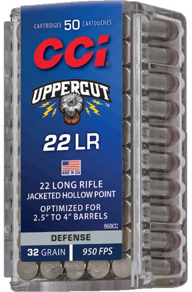 CCI 22LR 32GR UPPERCUT HP 50RD 100BX/CS