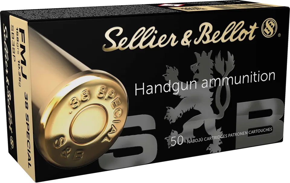S&B 38SP 158GR FMJ 50RD 20BX/CS
