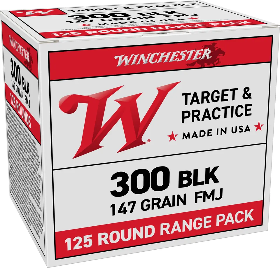 WIN 300BLK 147GR USA FMJ 125RD 6BX/CS 112CS/PL