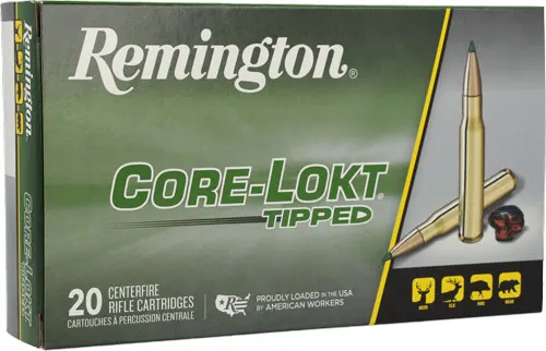 REMINGTON 308 WIN 165GR TIPPED CORE-LOKT 20RD 10BX/CS