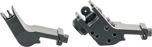 JE FIXED FRONT/REAR SIGHT 45 DEGREE OFFSET ALUMINUM BLK