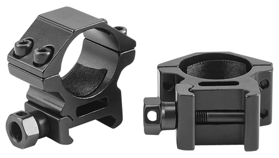 RING SET 1" LOW — MATTE BLACK