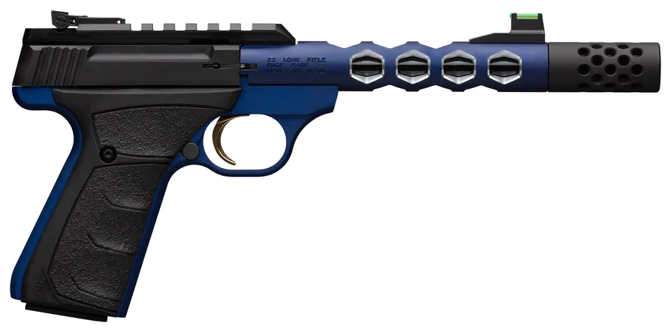 BUCKMARK + VISION BLUE 5.9" — SUPPRESSOR READY | THREADED