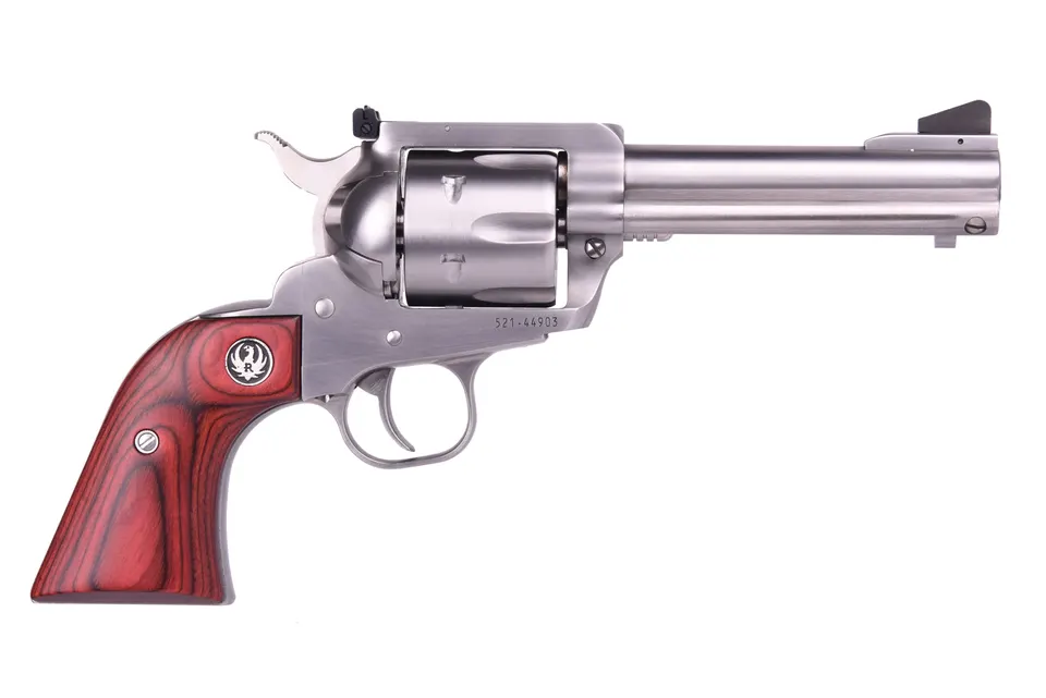 FLATTOP 357/9MM SS/WD 4-5/8"AS — 5245 MID-SIZE FRAME/WOOD GRIPS