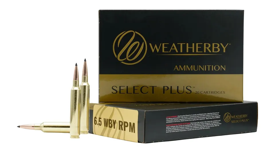 6.5WBY RPM 156GR BERGER EH — SELECT PLUS 20RD BOX