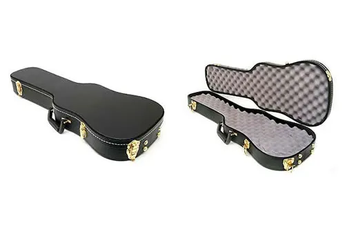 THOMPSON VIOLIN CASE PISTOL  # — GOLD HARDWARE / KEYED LOCKS