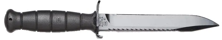 FIELD KNIFE W/SAW BLACK PKG — PACKAGED