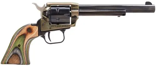22LR/22M COLOR CASE 6.5" FS — CAMO LAMINATE GRIP/2 CYLINDERS