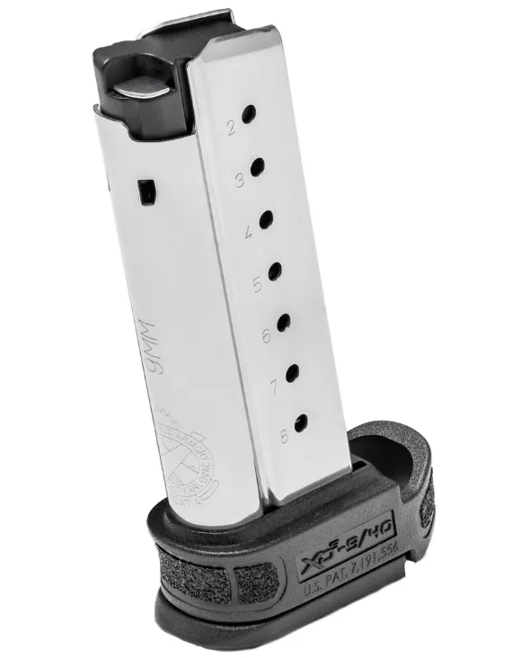 MAGAZINE XD-S MOD.2 9MM 8RD — W/BLACK SLEEVE