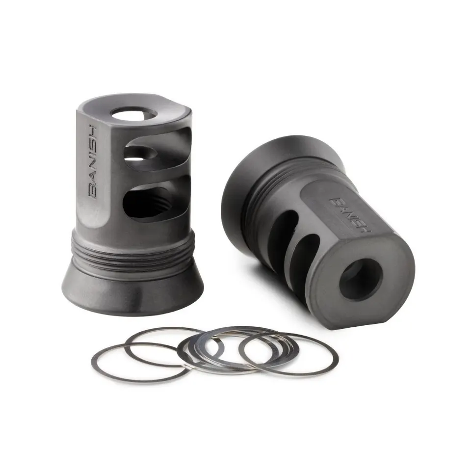 GOLD 30 MUZZLE BRAKE 1/2X28