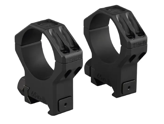 ALPHA6 SCOPE RINGS 34MM X-HIGH — SOA64004|ALUMINUM|MATTE BLACK