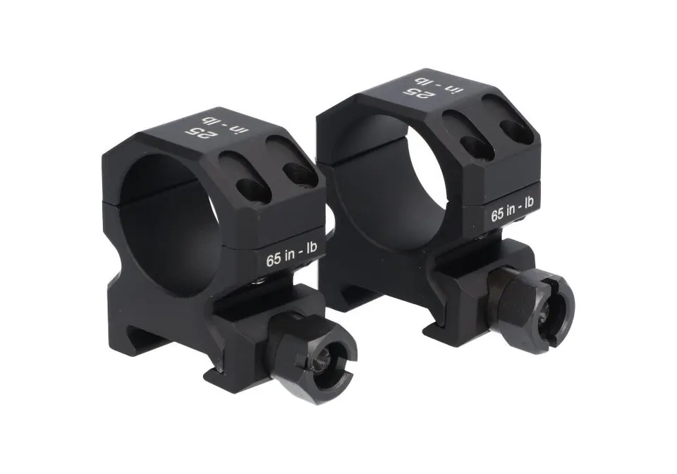 BUCKMASTERS RING SET LOW 1" BK — SOA10033|ALUMINUM|MATTE BLACK