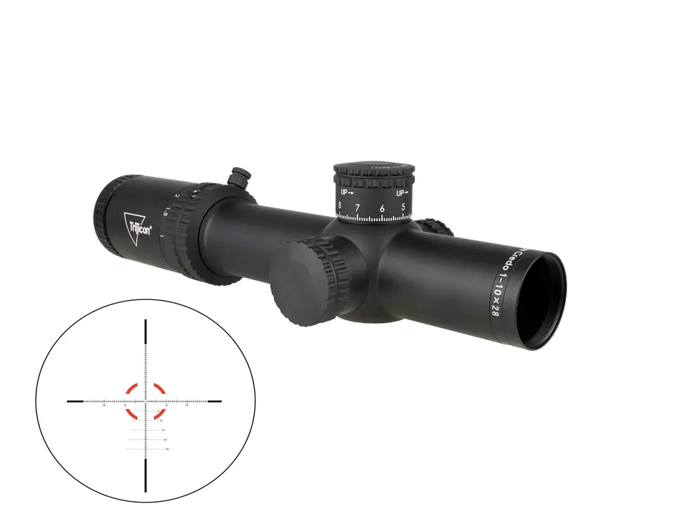 CREDO 1-10X28 BLK MRAD FFP ILL — CR1028-C-2900050