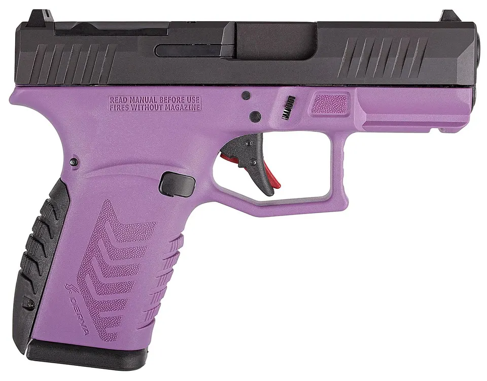 DY9Z 9MM PURPLE/BLK 15+1 OR — OPTIC-READY SLIDE