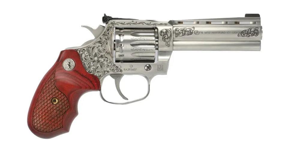 KING COBRA 22LR SS 4.25" TGW — TYLER GUN WORKS ENGRAVED