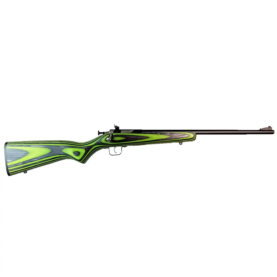 CRICKETT 22LR BL/BLK-GRN LAM — SINGLE-SHOT