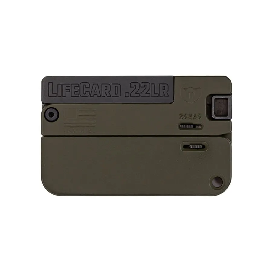 LIFECARD 22LR BLACK/OD GREEN