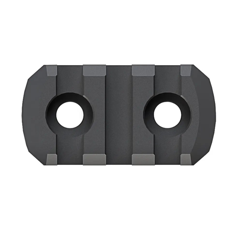 M-LOK ALUMINUM RAIL 3 SLOT BLK