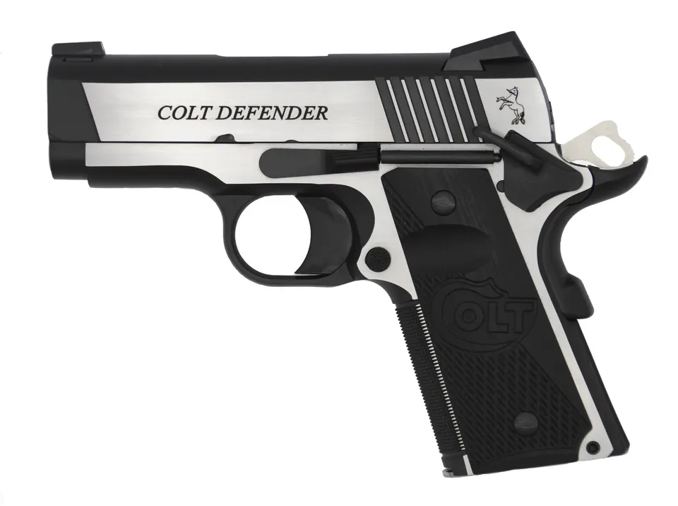 DEFENDER 9MM SS/BK 3" 9+1 NS — TWO-TONE PVD FINISH|G10 GRIPS