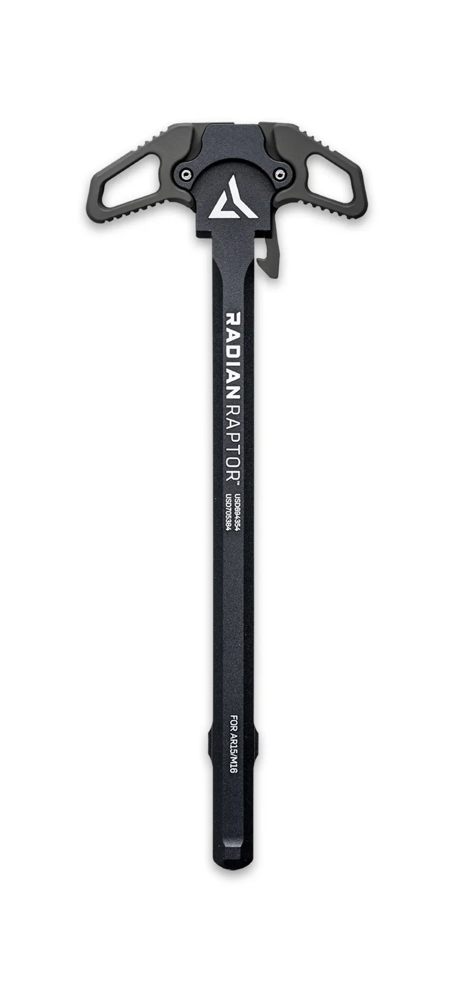 RAPTOR CHARGING HANDLE GREY — AMBIDEXTROUS