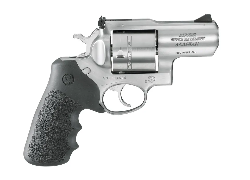 SUPER REDHWK 480RUG ALASKAN — 5302 SS/RUBBER GRIPS 2.5IN BBL