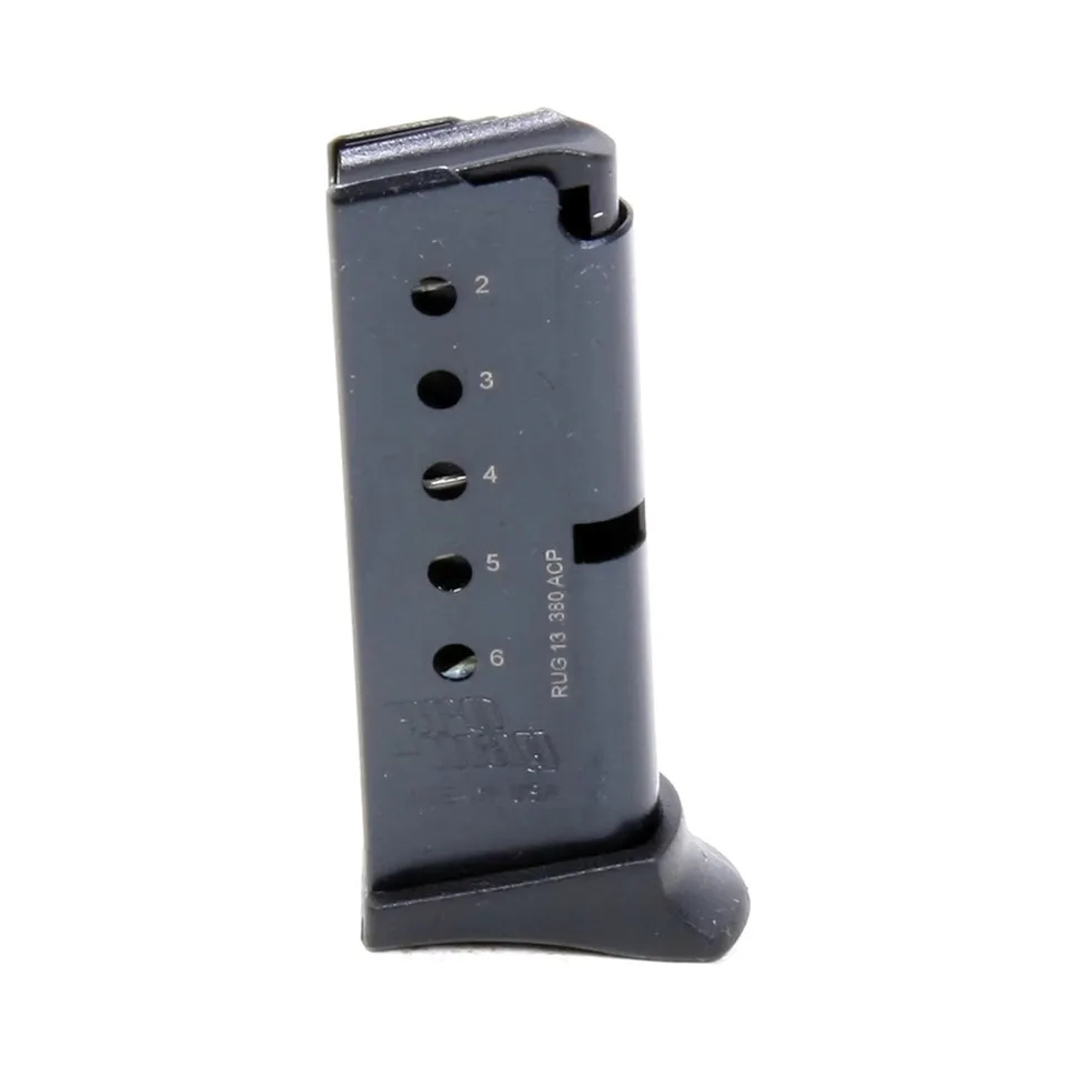 PROMAG RUGER LCP 380ACP 6RD — BLUED STEEL MAGAZINE