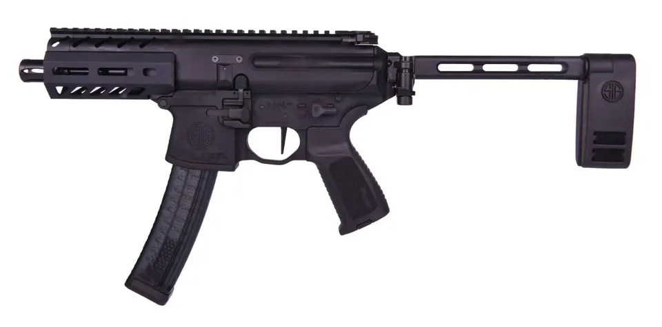 MPX K PISTOL 9MM 4.5" PCB 35RD — PMPX-4B-9-35 | BLACK | MLOK HG