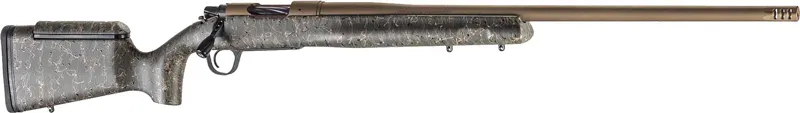 CHRISTENSEN MESA LR 338 LAPUA 27" TB BRONZE/GREEN-BLK-TAN